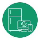 Appliance and Electronic Recycling Icon