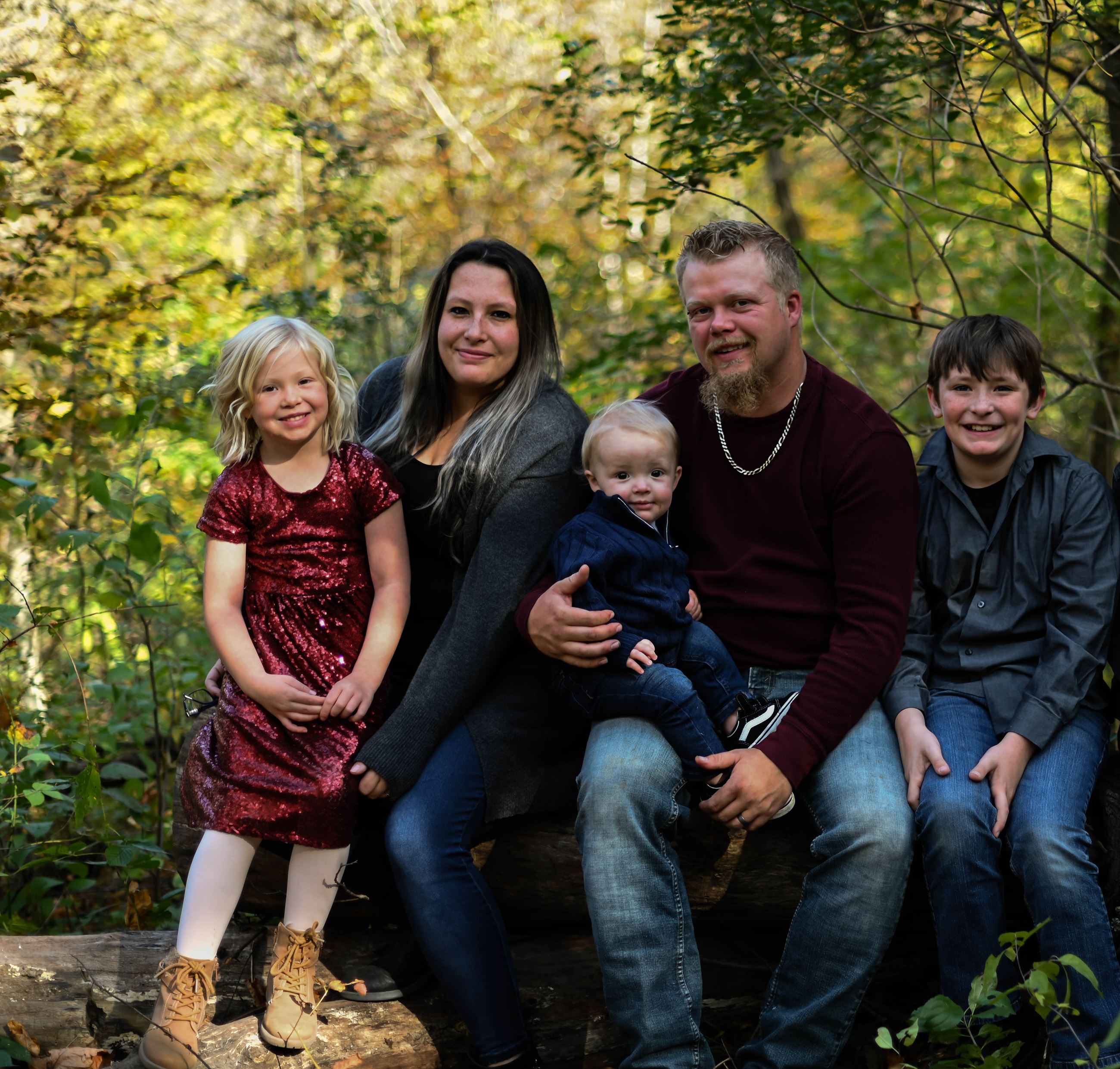 Photo of the Nelson family.